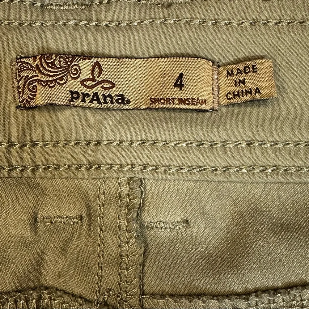 prAna Halle Hiking Pants Womens Sz 4 Short Roll Up Capri Original Stretch Zion - Picture 10 of 10